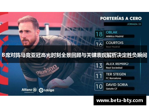 B席对阵马竞亚冠高光时刻全景回顾与关键表现解析决定胜负瞬间